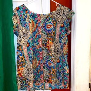 Wide leg pants with top; purchased from Temu; says XXL which is like a 14/16